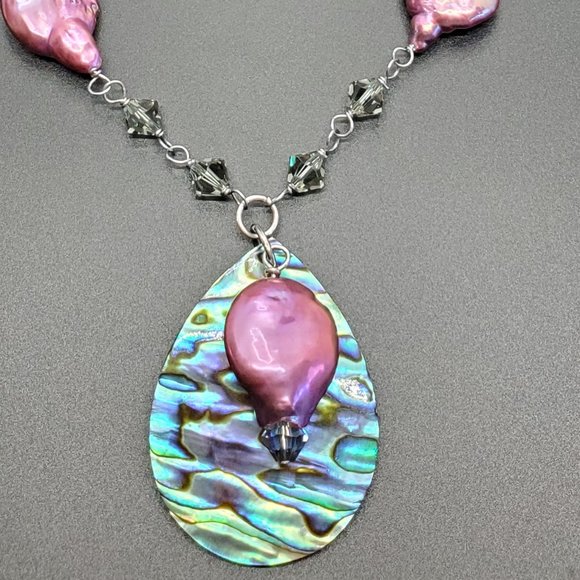 One-of-a-kind, pearl, and shell set - Picture 6 of 7